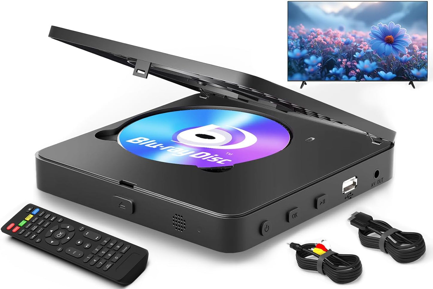 Blu Ray Player 1080P for Home Cinema with Dolby Audio Support