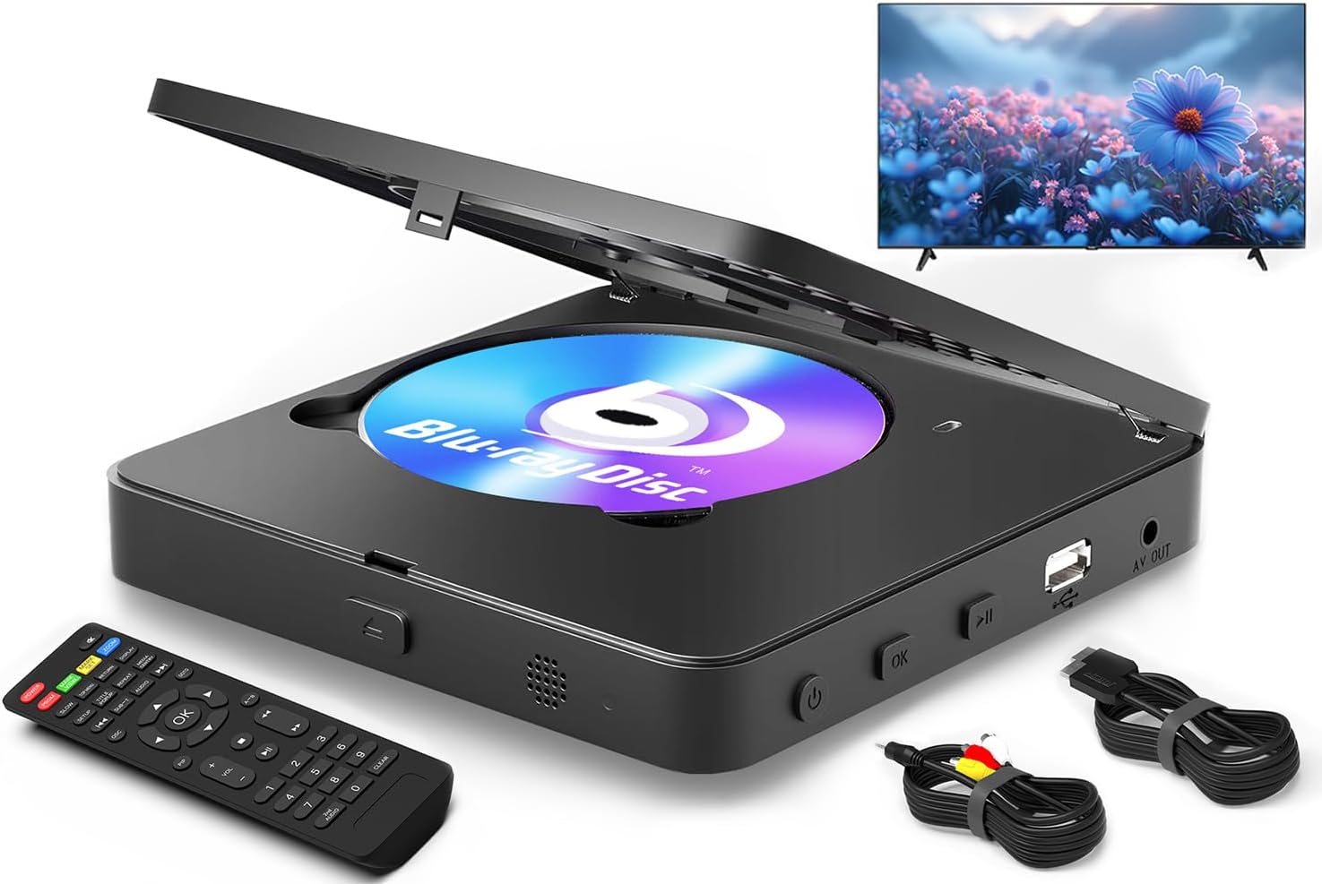 Blu Ray Player 1080P for Home Cinema with Dolby Audio Support