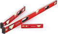 Goldblatt 3-Piece Torpedo Level Set - Durable, Accurate Levels