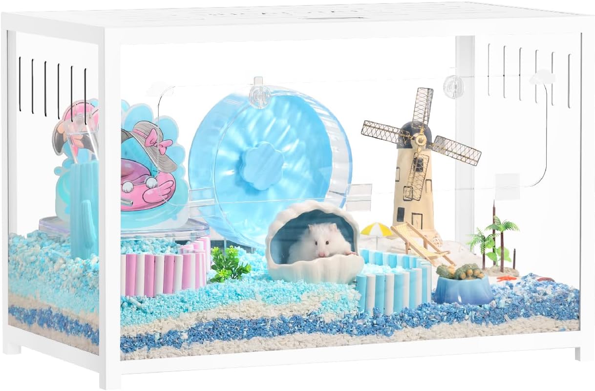 BUCATSTATE Hamster Cage Metal 2.0 - Spacious Small Animal Habitat