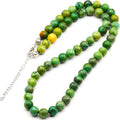 Natural Citrine Beaded Choker - Genuine Yellow Crystal (Style WPWW)