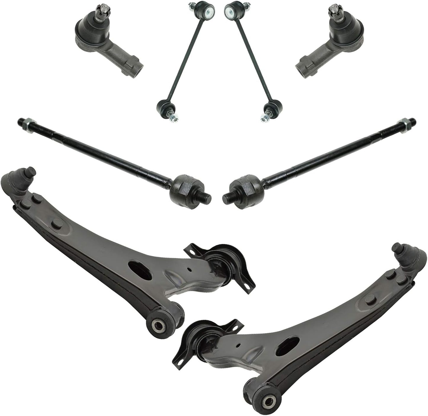 TRQ Front Steering & Suspension Kit for 2006-2007 Ford Focus