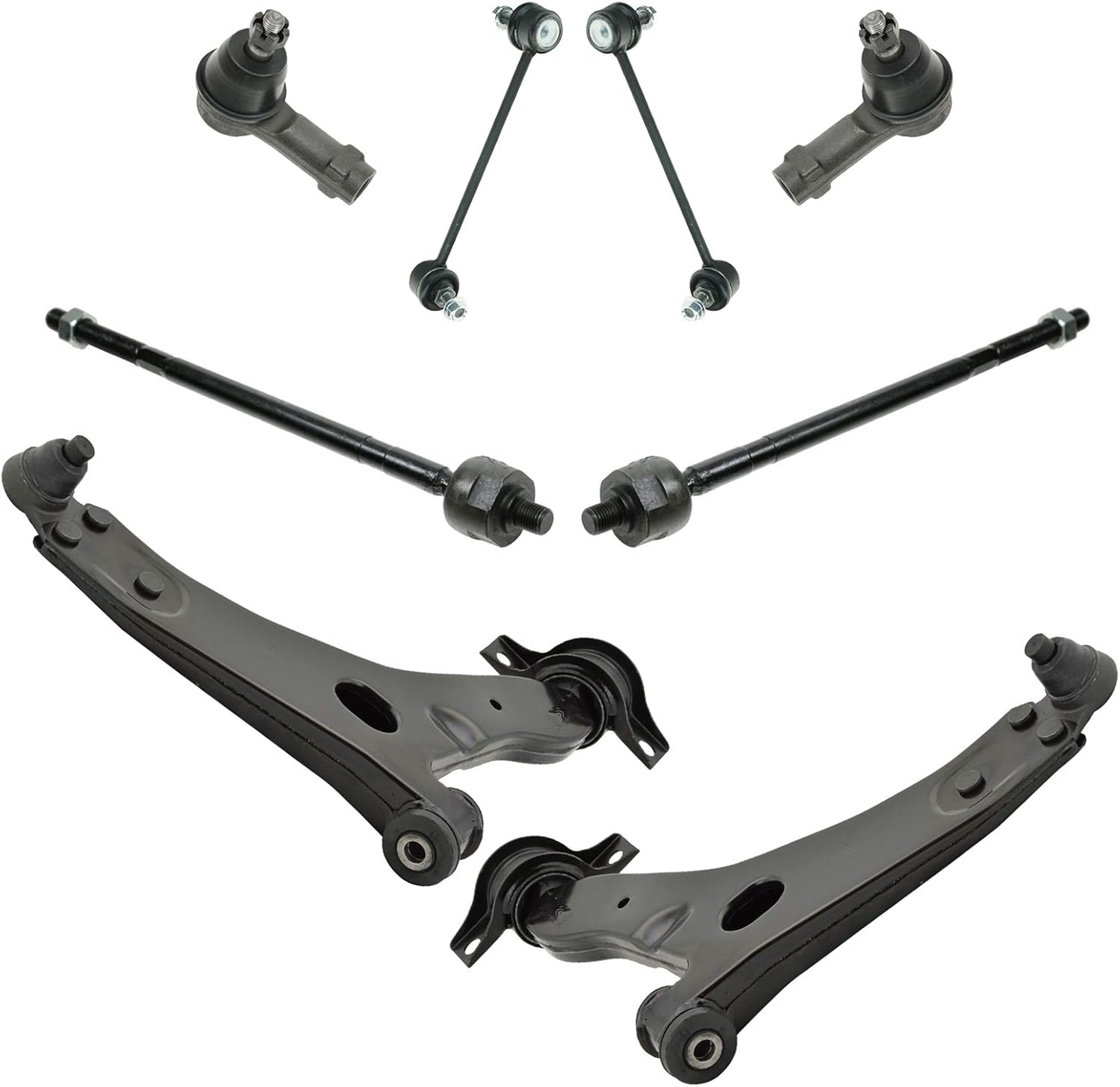 TRQ Front Steering & Suspension Kit for 2006-2007 Ford Focus