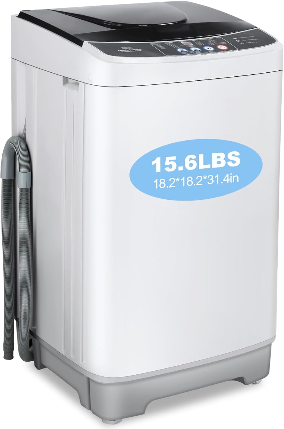 Portable Washing Machine with Drain Pump for Compact Spaces