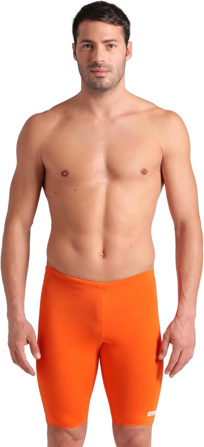 ARENA Men's Team Colors Solid Swim Jammer for Competitive Swimmers