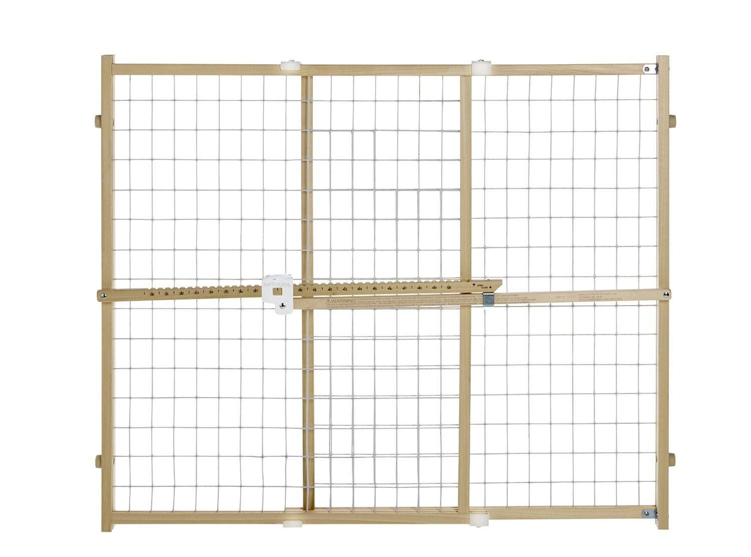 Toddleroo Quick-Fit Extra-Wide Wooden Baby Gate for Safety