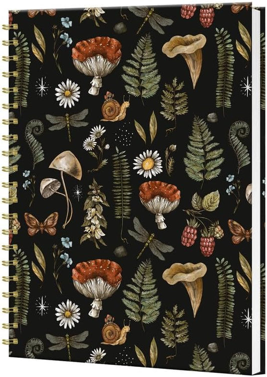Premium B5 College Ruled Notebook - Vintage Forest 