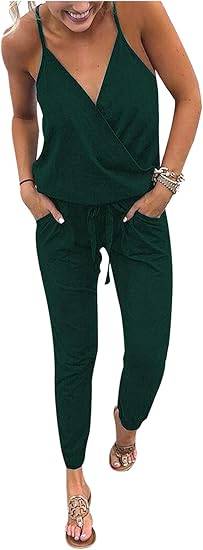 Adibosy Womens Rompers Summer Jumpsuits for Casual Style