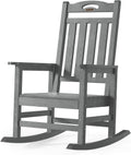 SUUNYN Oversized HDPE Rocking Chair - All Weather, 380lbs Capacity