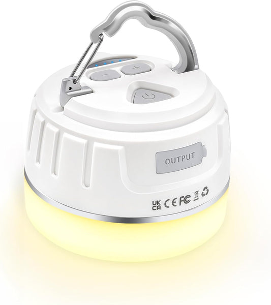 1000LM Rechargeable LED Lantern - 300H Runtime, Waterproof for Camping & Emergencies