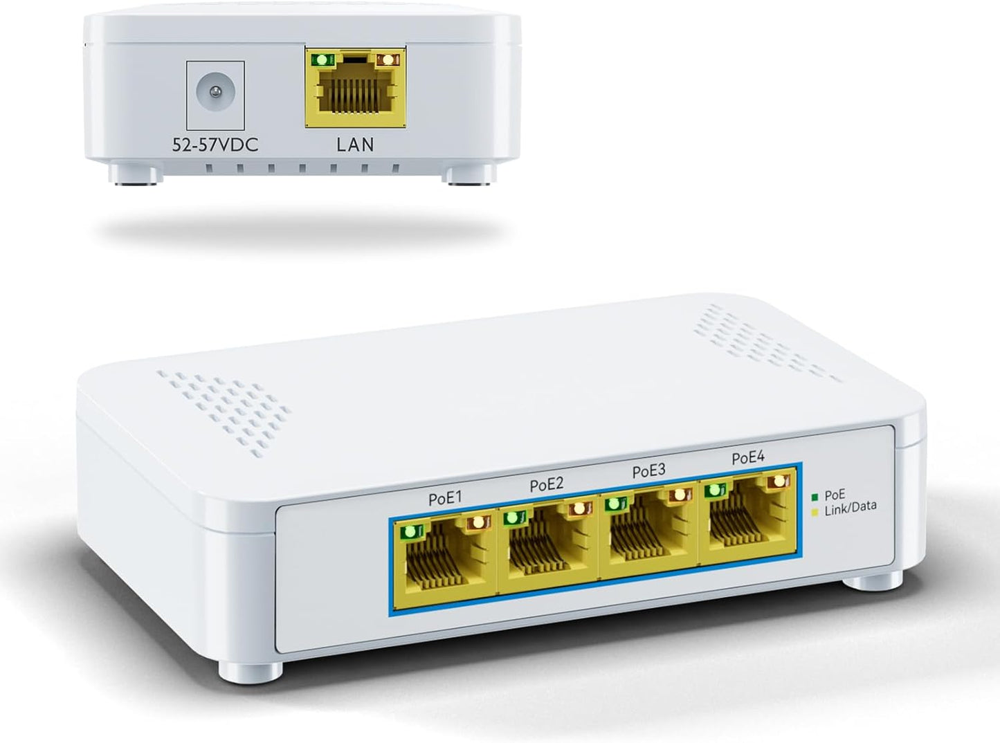 PROCET PoE System EN-S4P 5 Port Gigabit PoE Switch Review
