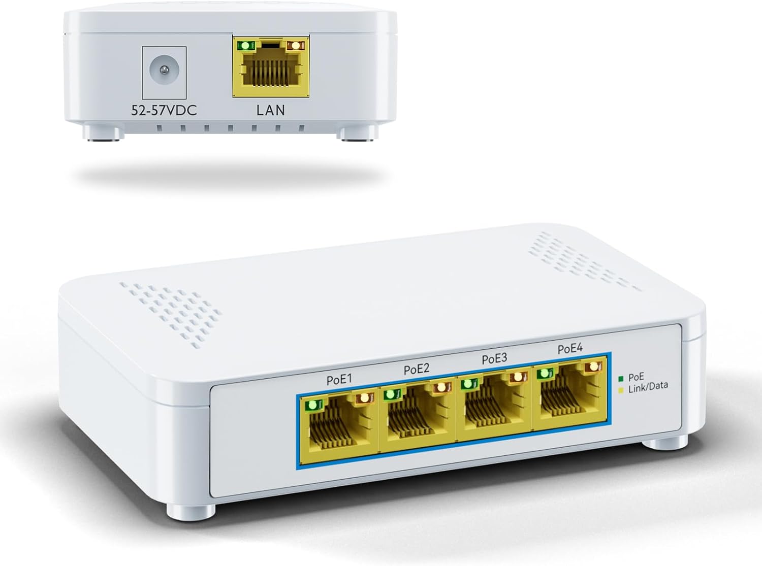PROCET PoE System EN-S4P 5 Port Gigabit PoE Switch Review