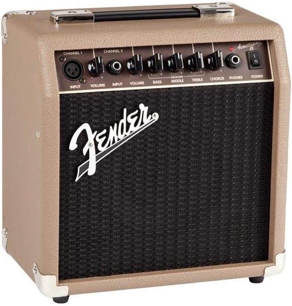 Powerful Fender Acoustasonic 15 Amp - Crisp Tones!