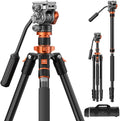 K&F CONCEPT 83in Camera Video Tripod for DSLR and Vlogging