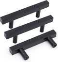 Black Cabinet Pulls 2-1/2in Hole Centers - Modern Matte Black Handles