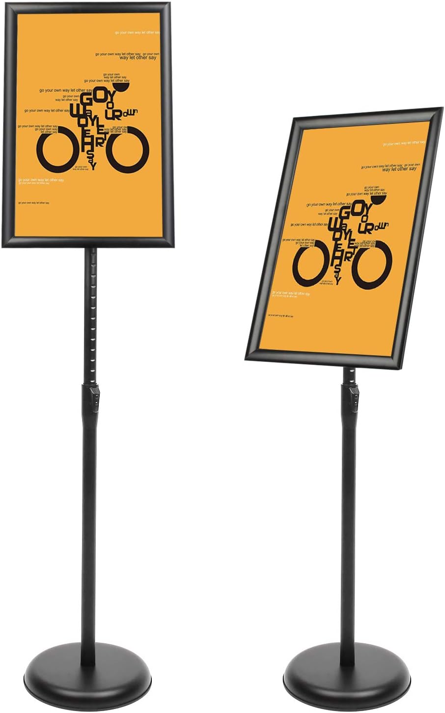 DISPLAYSWORKER Adjustable Poster Sign Stand for Versatile Use