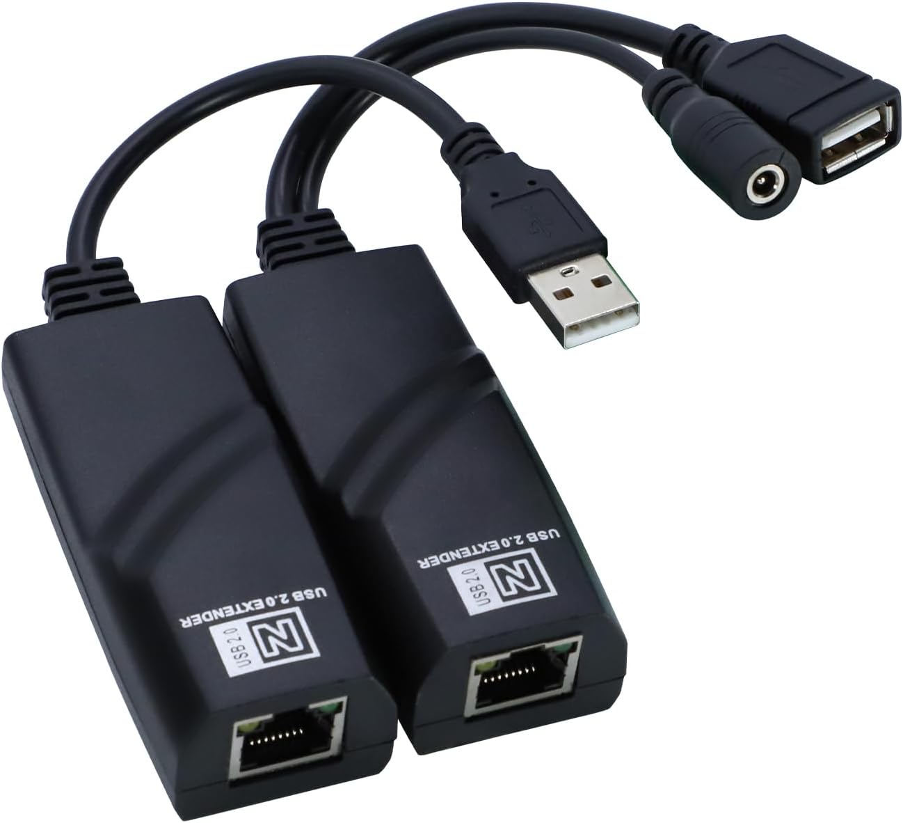 E-SDS USB 2.0 Extender to RJ45 Over Cat5/6 for 196 Ft Use