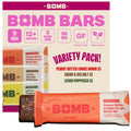 Bomb Bars Variety Pack - Healthy Plant Based Superfood Snacks