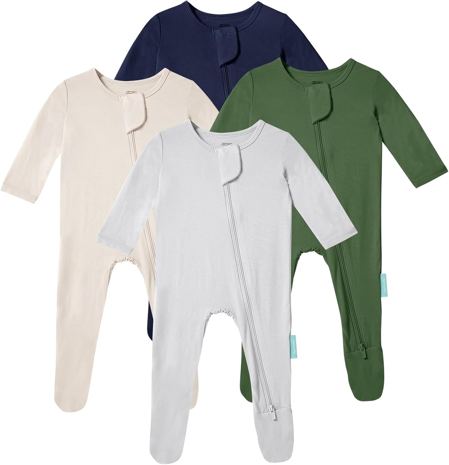 PurComfy Baby Zipper Footie Pajamas for Comfort and Warmth