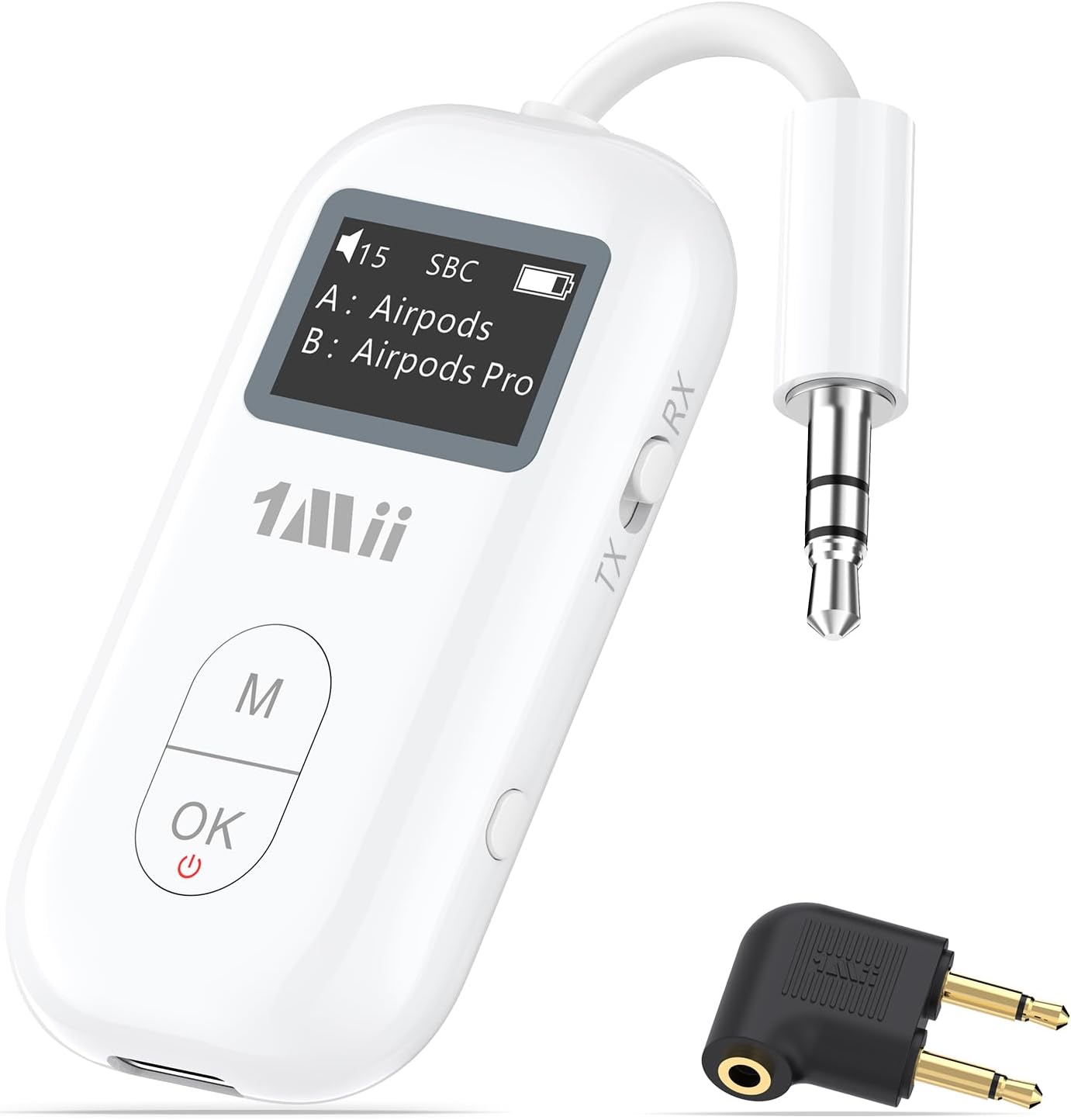 1Mii SafeFly Pro: Dual Headphone Wireless Adapter
