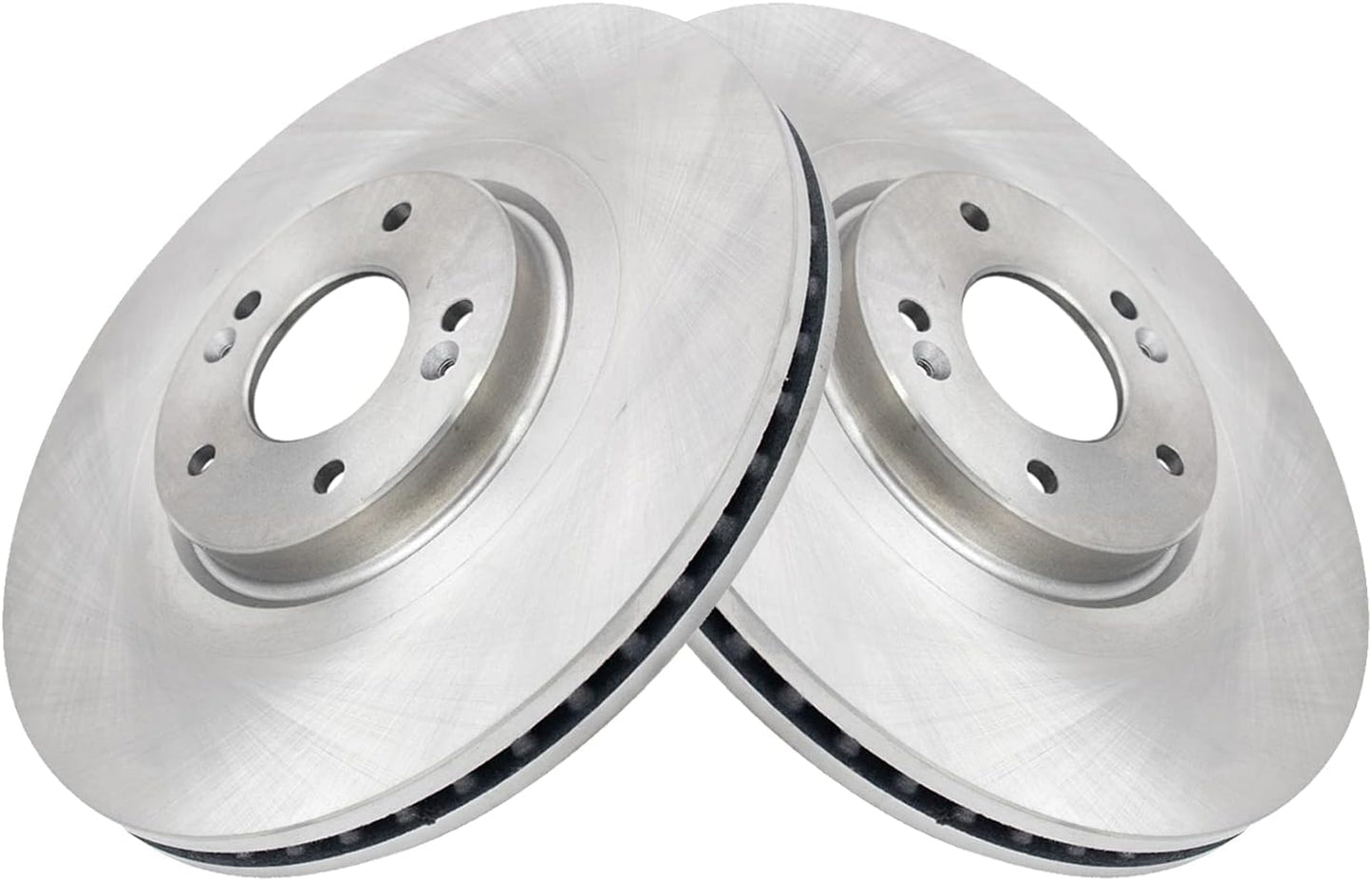 TRQ Front Brake Rotors Set Vented for Hyundai Palisade & Telluride