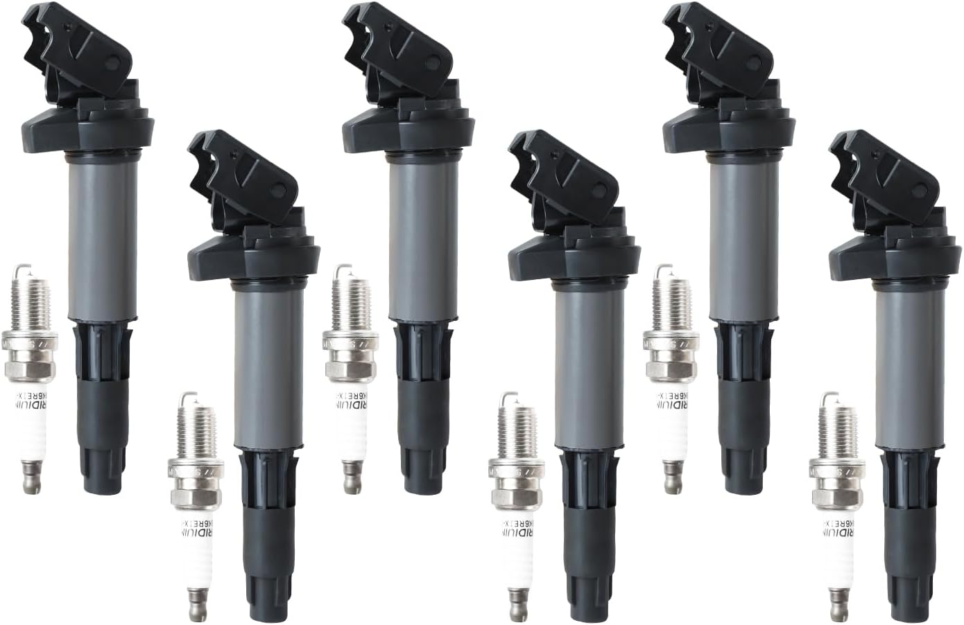 UF522 Ignition Coil Pack and Iridium Spark Plugs for BMW