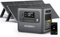 AFERIY Solar Generator P210 with 2x200W Panels - Reliable Home Backup
