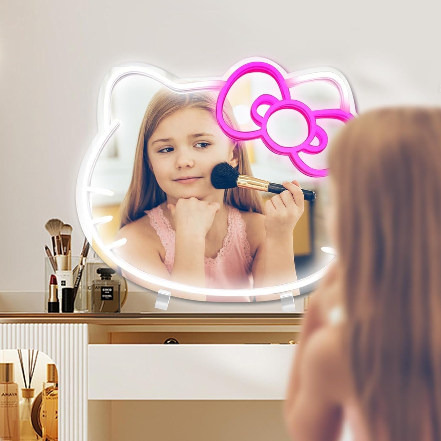 Hello Kit Vanity Mirror with Light - Dimmable LED Neon Sign