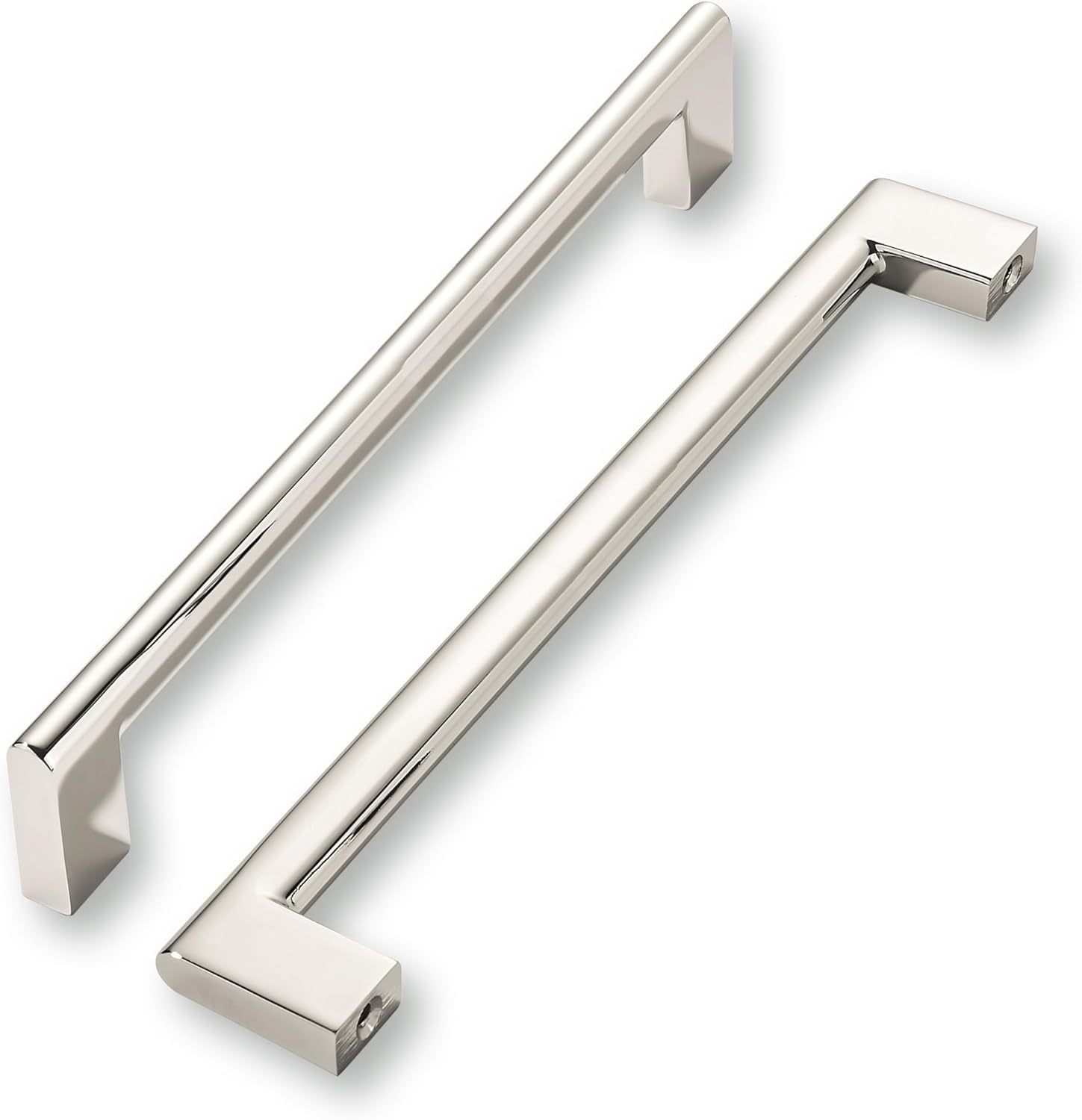 Polished Nickel Cabinet Pulls for Kitchen and Bathroom Use
