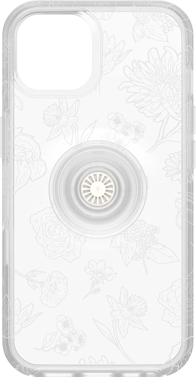 OtterBox iPhone 14 & 13 Clear Case with Integrated PopGrip