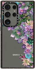 CASETIFY Impact Galaxy S24 Ultra Case - My Succulent Garden - Clear