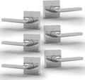 Mega Handles Prime Dummy Door Handles 6 Pack - Polished Chrome