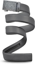 Men's Leather Ratchet Belt 40mm Metal Collection - No Holes Fit