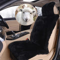 Real Genuine Sheepskin Seat Cover for Car Front Seat - Plush Comfort