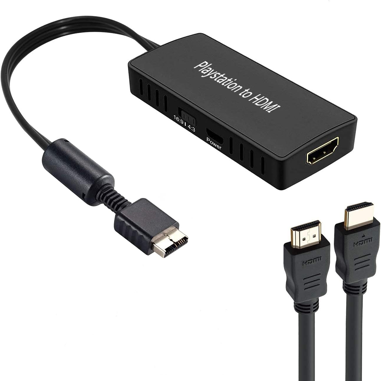 Y.D.F PS2 to HDMI Converter Adapter for PlayStation 2/1/3