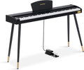 AODSK 88-Key Digital Piano: 128 Tones, MIDI/USB, Headphone Jack