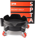 SPTA Bucket Dolly with 5 Wheels - Easy Rolling Car Wash Bucket Mover
