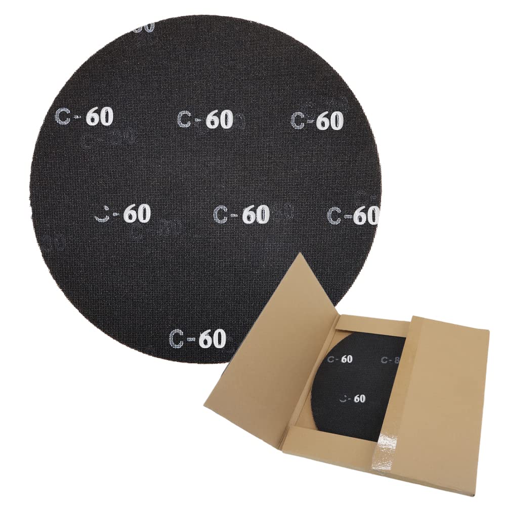 10 Pack 17 Mesh Floor Sanding Discs - 60 Grit - Wood Floors