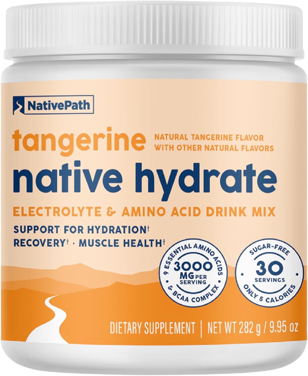 Native Hydrate Electrolyte Powder with BCAAs for Hydration