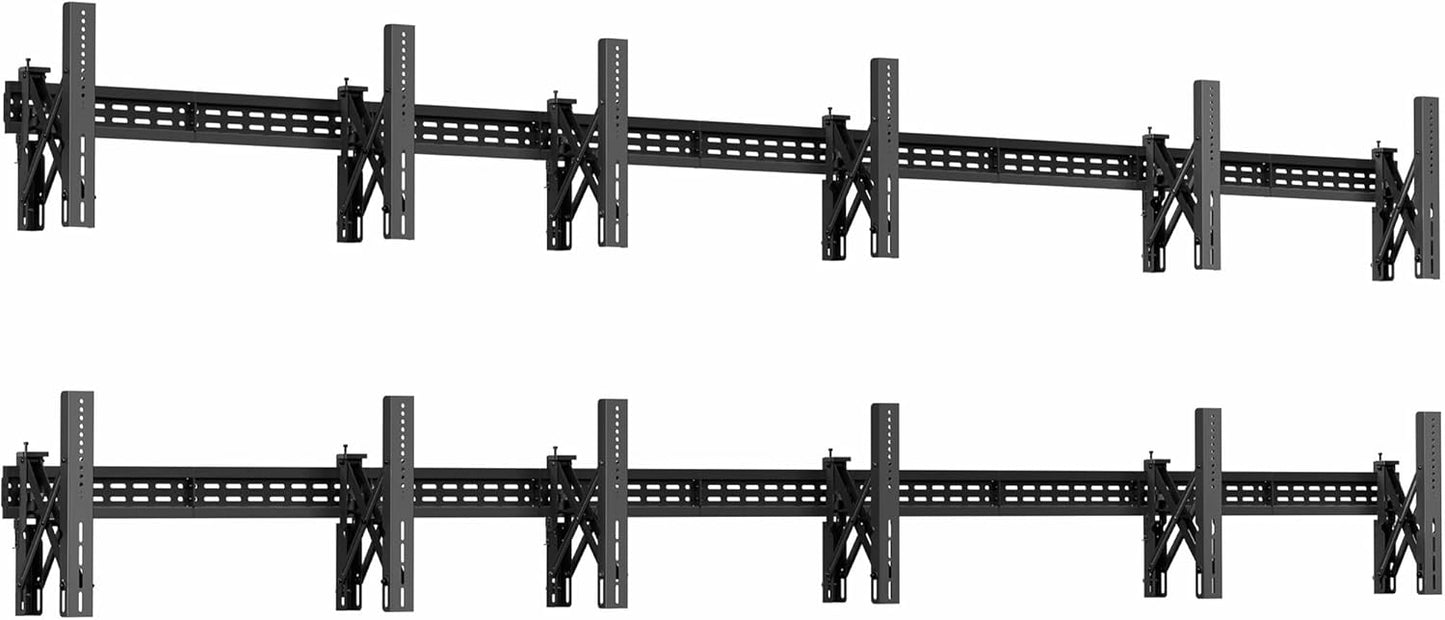 VIVO Pop-Out Steel 2x3 Video Wall Mount for 6 Screens 37-65 in