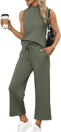 Two Piece Sets for Women Summer Lounge Outfits - Light-as-Air Spacer