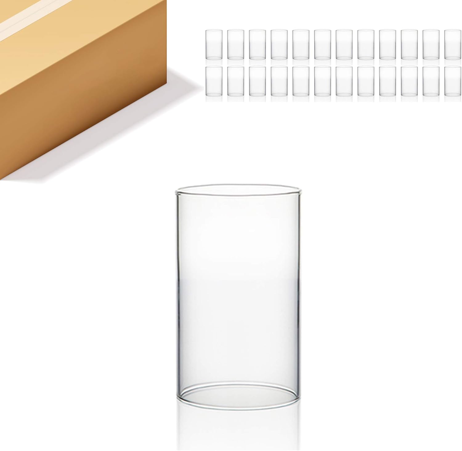 WGVI Hurricane Candle Holder Sleeve for Elegant Candle Displays