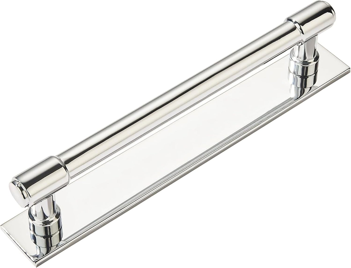 Polished Nickel Cabinet Pulls - 5 Pack 6 Inch Handles for Cabinets