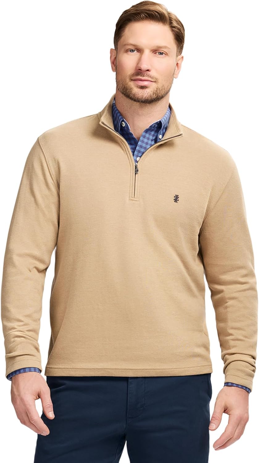 IZOD Mens Performance Comfort Quarter Zip Long Sleeve Shirt Review