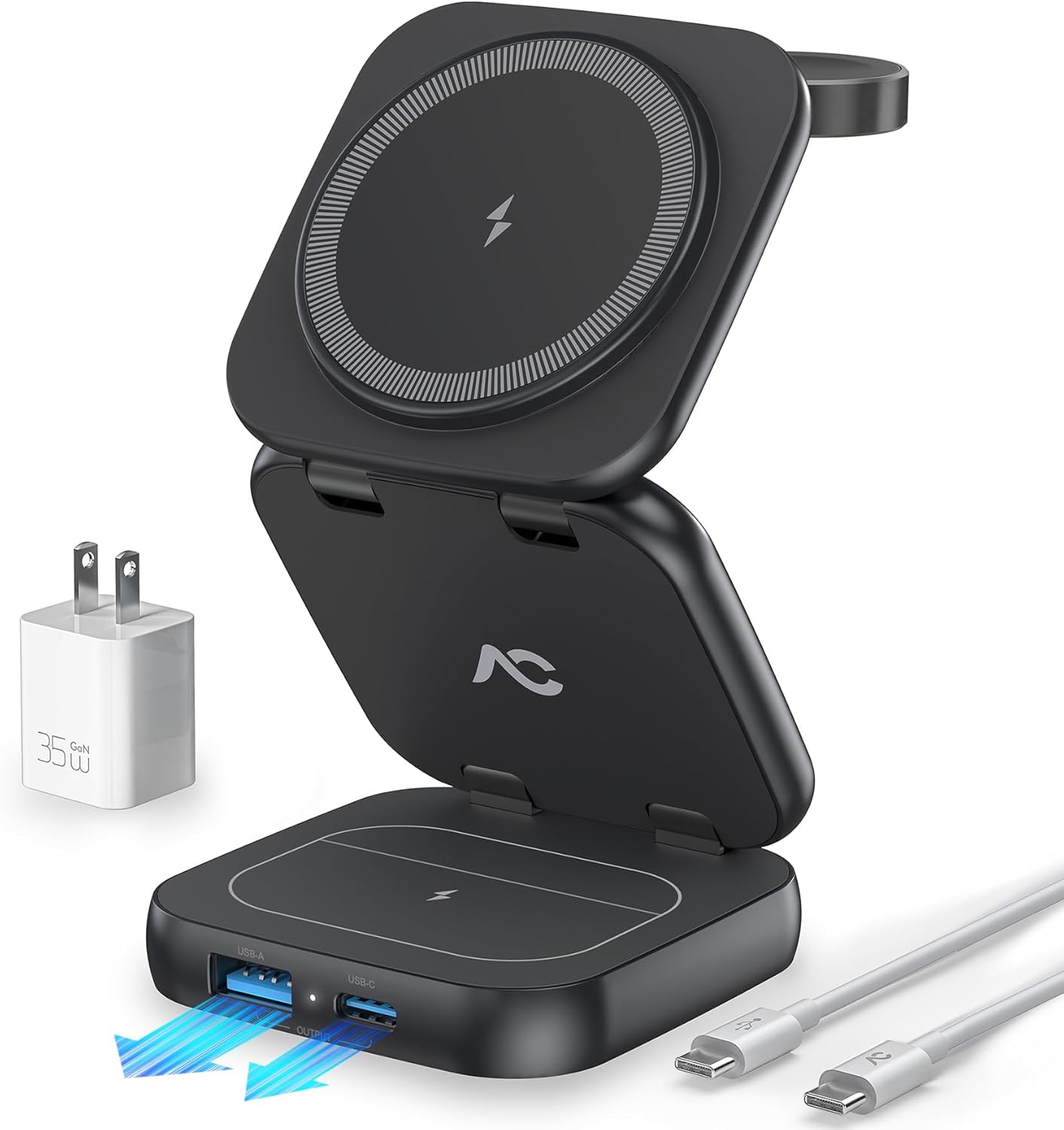 5-in-1 Wireless Charger for MagSafe - Ultimate Travel Solution