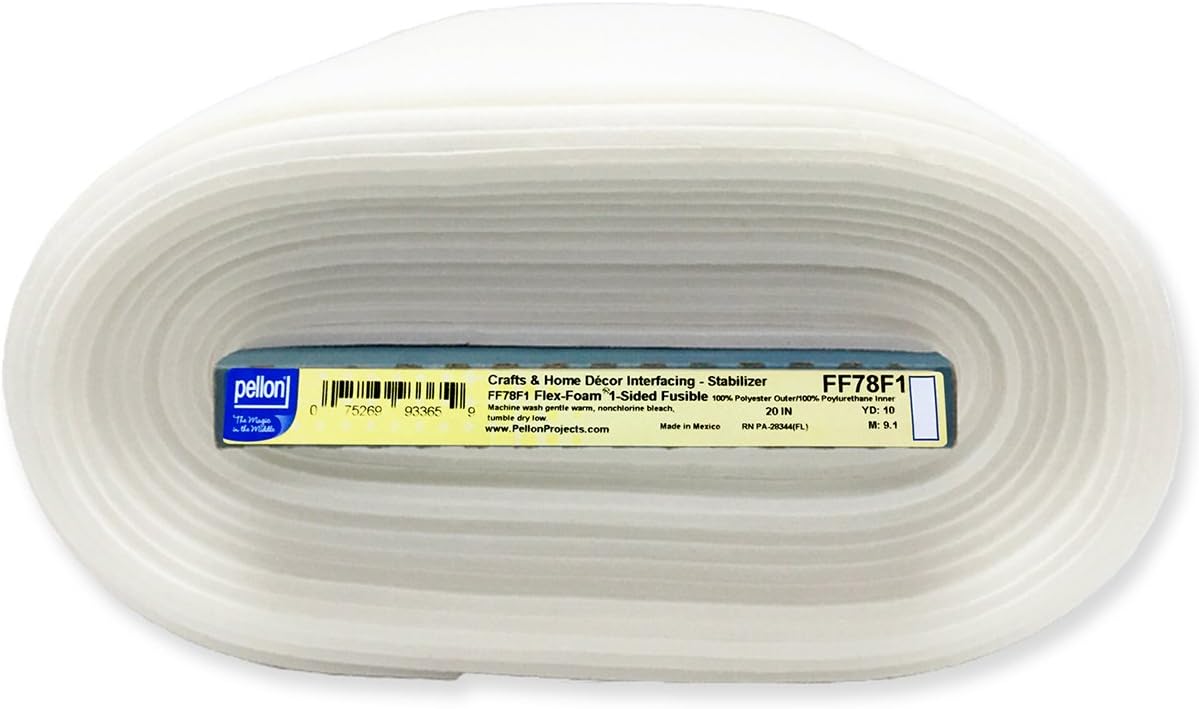 Pellon Flex Foam 1-Sided Fusible Stabilizer for Crafts & Decor
