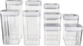 Airtight Food Storage Containers 10-Piece Square Set - Pantry