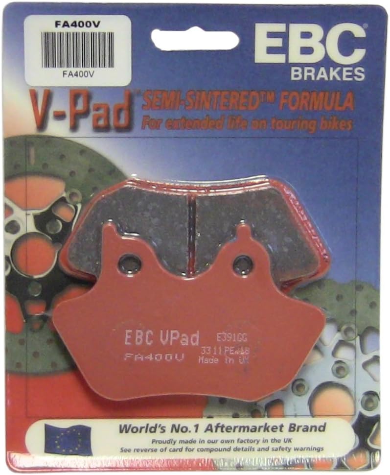 EBC Brakes FA400V Semi Sintered Disc Brake Pad for Vehicles