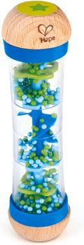 Hape Mini Wooden Musical Rainmaker Toy, Blue