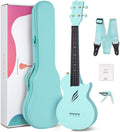 Carbon Fiber Travel Concert Ukulele Nova U 23 - Blue for Travel
